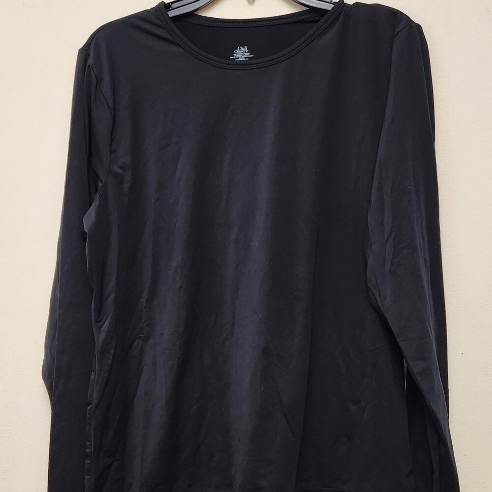 NEW Chill Chasers Fruit of the Loom 3pc Thermal Underwear Black Plus size 1X 2X